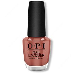 OPI Nail Lacquer - Yank My Doodle 0.5 oz - #NLW58 - Nail Lacquer at Beyond Polish Opi Bonfire Serenade, 200 Fashion, Opi Top Coat, Rose Gold Nail Polish, Candy Brown, Nail Base, Nail Base Coat, Brown Nail Polish, Gold Nail Polish