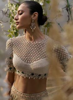 Wedding Blouse Designs, Blouse Saree, Indian Dresses Traditional, Wedding Blouse