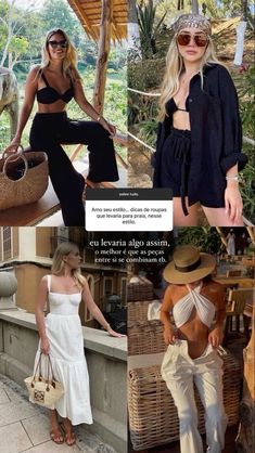 Holiday Summer Outfits Beach Vacations, Beach Outfit 2024 Trend, Elegant Resort Wear, Dark Beach Outfit, Summer 2024 Beach Outfits, Beach Trends 2024, Outfit Cartagena Mujer, Vacation Outfits 2024, 2024 Beach Vacation Outfits