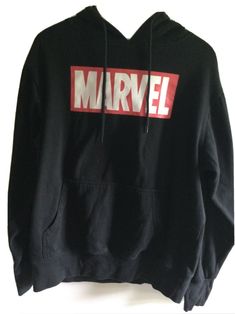 Marvel Hoodie Sweater. Size small Condition is "Pre-owned". Shipped with USPS Priority Mail. Small paint blemish on front. please look at pictures.. non smoker Logo Print Cotton Hoodie Sweatshirt, Cotton Hoodie Sweatshirt With Logo Print, Marvel Stuff To Buy, Cotton Crew Hoodie With Logo Print, Marvel Outfit Ideas, Marvel Sweater, Marvel Outfits, Marvel Items, Marvel Hoodie