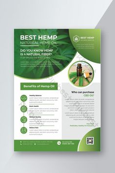 the best hemp oil flyer is shown