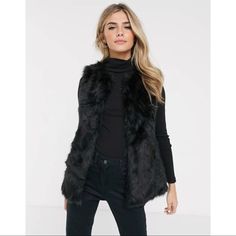 Brand New With Tag Retail 79.99 Plus Tax No Free Shipping Size Medium Brand Studio Price Is Fair. Fall Outerwear With Faux Fur Trim For Night Out, Chic Faux Fur Outerwear For Work, Faux Fur Trim Outerwear For Fall Night Out, Faux Fur Outerwear For Night Out In Fall, Winter Faux Fur Outerwear For Night Out, Fall Faux Fur Outerwear For Night Out, Winter Night Out Faux Fur Outerwear, Winter Outerwear With Faux Fur Lining For Night Out, Black Faux Fur Outerwear For Cold Weather