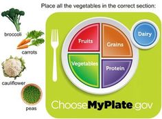 Suitable for even the youngest grades, this activity has two sections:  one where students fill each section of a plate, then one where they take a quiz to place 5 items in the correct sections.  Tap the timer to make it a game.

Can be used with special needs learners as well. Low Carb Diet Meal Plan, My Plate, Low Carb Diets, Food Pyramid, Diet Vegetarian, Nutrition Education, Group Meals, Diet Meal Plans, No Carb Diets