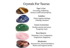 The Taurus crystal set includes 5 powerful crystals for Taurus and card with information about the crystals. Crystals: Tiger Eye Sodalite Green Aventurine Rose Quartz Rhodonite Please note that crystals are all unique, therefore the colors, shapes and textures of crystals may vary slightly. Cleaning and charging: There are many practices you can follow to cleanse and charge your stone. My way uses salt water and involves working with the full moon. SHIPPING: * We prepare and send your order in 1 Crystals For Taurus, Birth Signs, Birthday Stone, Witch Spirituality, Magical Herbs, Zodiac Birthdays, Candle Carving, Witchy Stuff