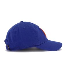 Adjustable hat. Cap is "One Size Fits Most" (OSFM). Flushing Faithful standard flair. Hat Material: 100% CottonCrown: Light Royal BlueVisor: Light Royal BlueButton: Light Royal BlueUndervisor: Light Royal BlueFront Logo: Orangeade’47: OrangeadeStrap: Light Royal Blue Classic Blue Snapback Hat With Curved Bill, Classic Blue Cap Hat, Blue Curved Bill Fitted Hat For Baseball Season, Blue Curved Brim Hat For Baseball Season, Blue Fitted Hat With Curved Bill For Baseball Season, Blue Cotton Snapback Hat With Curved Brim, Blue Cotton Flat Brim Baseball Cap, Casual Blue Flat Brim Baseball Cap, Classic Blue Baseball Cap With Flat Brim