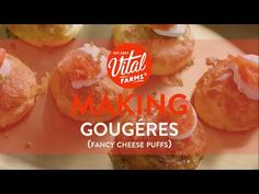 How To Make Gougères (Fancy Cheese Puffs)! - YouTube