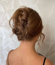 60 Updos for Thin Hair That Score Maximum Style Point Wedding Hair Short Length Updo, Bridesmaid Hairstyle Shoulder Length, Pretty Bridesmaid Hair, Updo On Black Hair, Loose Updo Wedding Medium Hair, Simple Twist Updo, Middle Length Hair Updo, Short Bridesmaid Hairstyles Updo, Medium Hair Hairdo