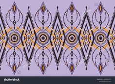 an abstract design with orange and black colors on a purple background stock photo - image