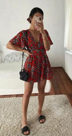 Looks For Short Women, Summer Outfits Short Women, Short Woman Outfit, Short Dress Styles For Women, Vestido Casual Juveniles, Short Summer Dress Outfits, Cute Short Summer Dresses, Cute Short Dresses Casual, Summer Dress Ideas Casual