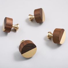 Enhance your luxury home decor with our mid-century inspired cabinet hardware. Find wood, brass, polished chrome and a plethora of others to suit your unique style. Shop today with free shipping at The Boutique Handle Co! Wood Drawer Knobs, Wardrobe Door Knobs, Walnut Wood Color, Kitchen Door Knobs, Wardrobe Knob, Antique Drawers, Brass Furniture, Brass Cabinet Knob, Wardrobe Door