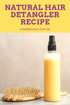 Exactly How To Make Detangler Spray DIY For Beautiful Hair Homemade Detangler Spray For Kids, Diy Detangler Spray For Curly Hair, Diy Detangler Spray For Black Hair, Natural Detangler For Hair, Diy Hair Detangler Spray Kids, Hair Detangler Diy, Homemade Detangler Spray, Detangler Spray Diy, Diy Detangler Spray