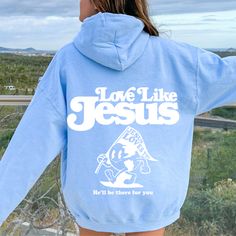 - 8 oz., 50% USA cotton, 50% polyester- Pill-resistant air jet yarn- Unisex Sizing- Will not shrink when washed/dried- Runs true to size, Size up for oversized look Elevated Faith Sweatshirt, Elevated Faith Hoodie, Christian Hoodies Aesthetic, God Hoodies, Cute Comfy Clothes, Gods Child, Jesus Hoodies, Christian Outfits, Motivational Clothing