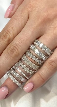 House Work, Anita Ko, Girly Stuff, Pretty Rings, Glasses Accessories, Girly Things, Nail Inspo, Wedding Band, Diamond Bracelet