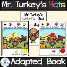 the turkey's hat has been added to this book