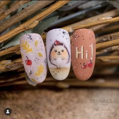 Highland Cow Nails, Trendy Nails Autumn, Autumn Acrylic Nails, Goth Acrylic Nails, Current Nail Trends 2023, Autumn Nails 2023, Current Nail Trends, Spooky Season Nails, Nails Horror