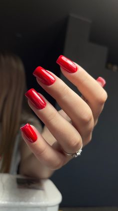 Acrylic Nail Colors, 2023 To 2024, Red Nail Theory, Nail Colors 2023, Nail Theory, Photo Nails, Grey Acrylic Nails, Gold Acrylic Nails, Colors 2023