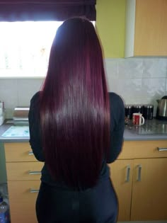 Black Magenta Hair, Dark Red Magenta Hair, Magenta Black Hair, Berry Hair Color Plum, Dark Berry Hair, Berry Red Hair Color, Dark Purple Red Hair, Purplish Red Hair, Cherry Purple Hair