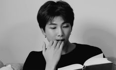 Namjoon Reading, Rm Gif, Dj Mustard, Guys Night, Ty Dolla Ign, Twist Top, Bts Rm, Bts Imagine