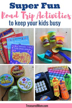 there are many activities to keep kids busy on the road