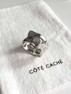 Silver Wave ring, by Côté Caché. This ring shines as though it were water, ebbing and flowing with liquid light.    ✦ Material : Sterling Silver ✦ Dimensions : T12.6mm ✦ Gift box included. ✦ Free UK Postage on orders over £49. ✦ International postage available. Reveal your hidden side, with Côté Caché. ~ Every Côté Caché piece is exclusively designed, combining symbolic aesthetics with innovative craftsmanship to create pieces that are as unique and beautiful as you are. Follow us for the latest Mens Silver Ring, Liquid Light, Chunky Silver Rings, Chunky Ring, Wave Ring, Chunky Rings, Mens Silver Rings, Unique Ring, Jewelry Inspo