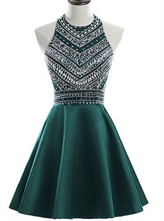 A-Line Green Satin Crystal Short Homecoming Dress,H4106 Champagne Homecoming Dresses, Gowns Short, White Homecoming Dresses, Cheap Homecoming Dresses, Moda Chic, Cocktail Gowns, Cute Prom Dresses, Short Homecoming Dress, Grad Dresses