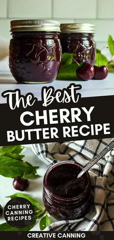 the best cherry butter recipe is made with fresh cherries