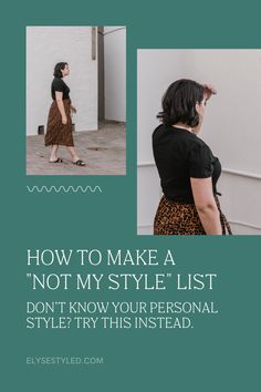 Don’t know your personal style? Make a Not My Style list instead. | Elyse Holladay Personal Style Coaching Finding Your Personal Style, Finding Personal Style, Whats My Style, Find My Style, Types Of Clothing Styles, Personal Fashion Stylist, Style List, Boho Rock