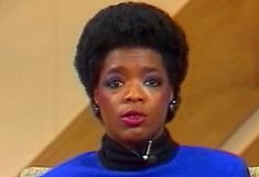 Oprah has a jheri curl. Oprah And Stedman, 80s Prom, Black Actresses, Influential Women, Female Celebrities, Oprah Winfrey, Girls Rock