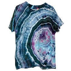 This Is A Boutique Listing Bc It Is Upcycled One Of A Kind, Handmade I’m Not Open To Low Offers Handmade Geode Tie Dye Tee Tshirt Mens Size Xl Unisex Style See Measurements, Every Brand Fits Differently Crewneck / Round Neck Short Sleeves 100% Cotton Soft Jersey Knit Fabric Custom Ice Tie Dye, Geode Rock Design One Of A Kind, Handmade, Not Interested In Low Offers! Grey, Blue, Pink, White Etc Photos Do Not Do It Justice! This Shirt Is Awesome Excellent Good Used Condition Note: This Is Listed As Geode Tie Dye, Ice Tie Dye, Not Interested, Recycled Fashion, Rock Design, Jersey Knit Fabric, Unisex Style, Grey Blue, Unisex Fashion