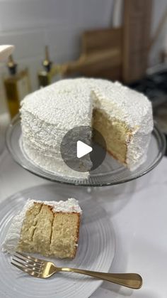 Tory Lemoine on Instagram: "Mame’s (my great-grandma) Cream of Coconut Cake

 Ingredients:
•2 boxes white cake mix (plus ingredients to make both)
•1 can cream of coconut
•1 can sweetened condensed milk 
•1 bag sweetened coconut flakes
8oz container cool whip (or homemade)

*cook cake mix according to package in 2 greased 9” round pans

*cool completely, wrap in aluminum foil or Saran Wrap and freeze overnight

*unwrap and trim off crust on top and bottom of one. (Leave crust bottom on one cake)

*carefully cut each cake down the center to create 4 layers

*mix together cream of coconut & condensed milk with hand mixer

*place the bottom layer (the one with the crust still on the bottom) on your cake stand. Spoon coconut mixture on the cake layer, pushing it to the edges being careful not