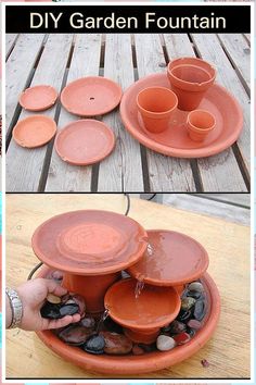 Garden Decor Ideas - The Smartest and Fastest Solution to Buy What You Need is From Amazon.com - Click to visit NOW! Garden Decor Projects, Diy Water, Garden Fountain, Garden Yard Ideas