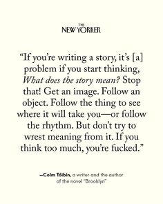 the new york times quote about writing