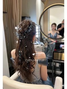 Long Hair Princess Style, Prom Hairstyles Asian Hair, Princess Prom Hairstyles, Korean Wedding Hairstyles For Long Hair, Enchanted Hairstyles Fairytale, Wedding Hairstyles Princess, Victorian Wedding Hair, Fairy Princess Hairstyles, Hairstyles For Ball Gowns