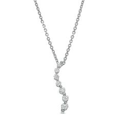 Symbolize any love story with this journey pendant accented with round brilliant cut diamonds. Anniversary Diamond Necklace With Chain, Journey Pendant, Diamonds Direct, Necklace Ideas, Round Brilliant Cut Diamond, Brilliant Cut Diamond, Round Brilliant, Love Story, Diamond Cuts