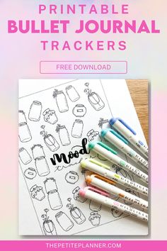 Get free printables trackers and layouts for your planner or bullet journal! Perfect for beginners or those who are looking for a quicker way to set up! Get habit tracker ideas, fitness trackers, mood trackers, and more! Free Bullet Journal Printables, Habit Tracker Ideas, Tracker Ideas, Bullet Journal Tracker, Habit Trackers, Fitness Trackers, Mood Tracker