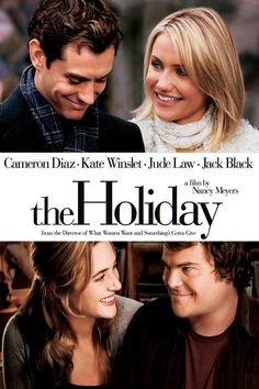 the movie poster for the holiday starring actors