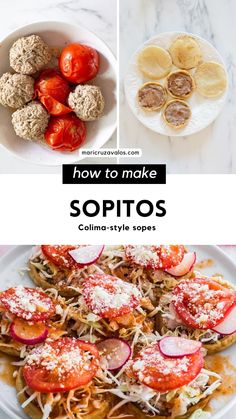 how to make soptos collage with text overlay