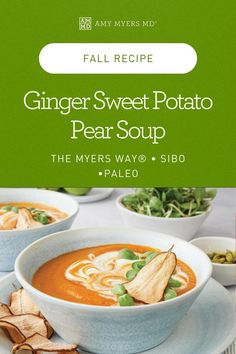 Warm up with this flavorful Ginger Sweet Potato Pear Soup! Packed with vitamins, fiber, and antioxidants, this comforting dish supports digestion, boosts immunity, and provides anti-inflammatory benefits. Discover how this delightful blend of ingredients can enhance your health while tantalizing your taste buds! #SpecialDiet #ChickenBoneBroth #CollagenSources #HealingDiet #ComfortFood #AutumnRecipe Ginger Sweet Potato, Baked Salmon Patties, Pear Soup, Growth Inspiration, Healing Diet, Ginger Benefits, Yummy Healthy Snacks, Aip Recipes, Ginger Recipes