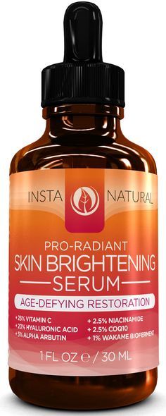 InstaNatural’s Skin Brightening Serum is a high-powered blend of lightening agents – such as Vitamin C, Hyaluronic Acid, Alpha Arbutin & Niacinamide – that targets uneven, hyper-pigmented skin to help you achieve a younger and more vibrant appearance. Cream Skincare, Brightening Skincare, Anti Aging Food, Alpha Arbutin, Brightening Cream, Wrinkle Cream, Brightening Serum, Whitening Cream, Skin Cream