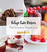 vintage cake recipes that grandma would love from the fifties to the present day, including cakes and cupcakes