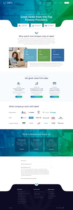 an image of a website page with many different colors and font styles on it, including blue