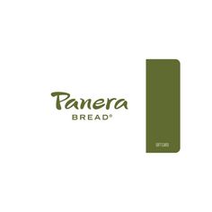 the logo for panera bread is shown on a white background with green trimming