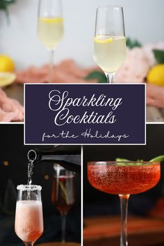 sparkling cocktails for the holidays