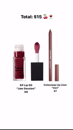 Elf Lip Combos, Cheap Lip Combos, Affordable Lip Combos, Berry Lip Combo, Lip Combo Ideas, Summer Lip Combo, Dark Lip Combo, Cute Lip Combos