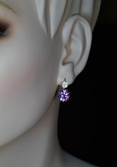 Amethyst Jewelry Earrings, Purple Gem Jewelry, Antique Diamond Rings Victorian, Amethyst Jewelry Necklace, Amethyst Earrings Studs, Amethyst Earring, 2022 Jewelry, Diamond Gold Earrings