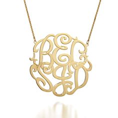 SARAH CHLOE TALLULAH MONOGRAM NECKLACE | Sarah Chloe Chloe Jewelry, Monogram Jewelry, Monogram Necklace, Cute Spring, Mother Gifts, Bridal Party, Chloe, Initials, 404 Not Found