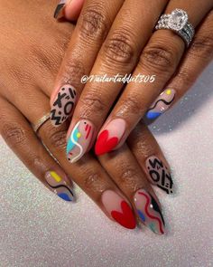 Get Nails, Hot Nails, Fire Nails, Funky Nails, Nail It, Fancy Nails, Pretty Acrylic Nails, Chic Nails, Dope Nails