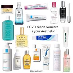 European Skincare, Minimal Skincare, Thermal Spring Water, Dry Body Oil, Drugstore Skincare, Beauty Care Routine