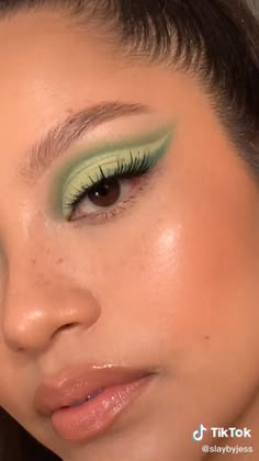 No Make Up Make Up Look, Halloweenský Makeup, Inspo Makeup, Eye Makeup Looks, Green Eye