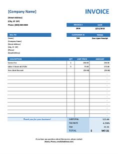 an invoice form is shown with two lines on the bottom and one line at the